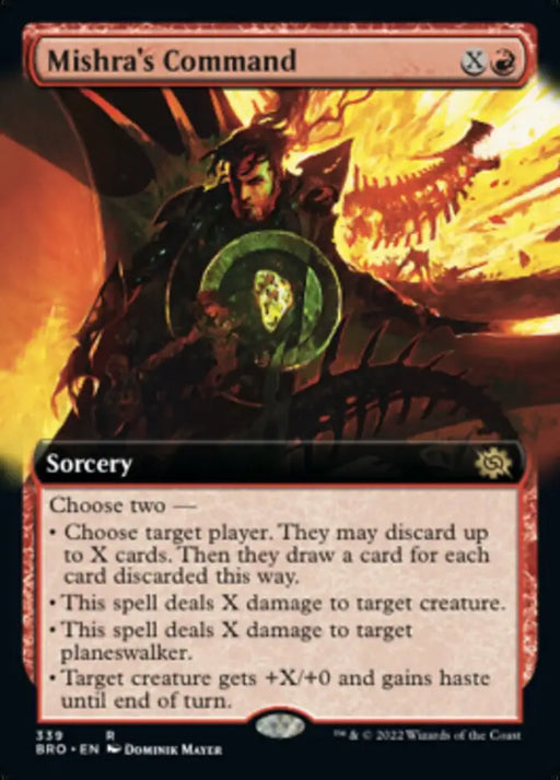 Mishra’s Command (Extended Art) [The Brothers’ War] - MTG Single