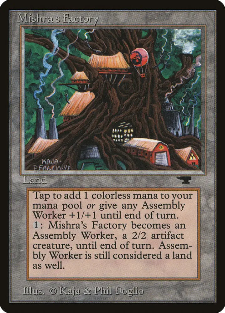 Mishra’s Factory (Dark Green Background) [Antiquities] - MTG Single
