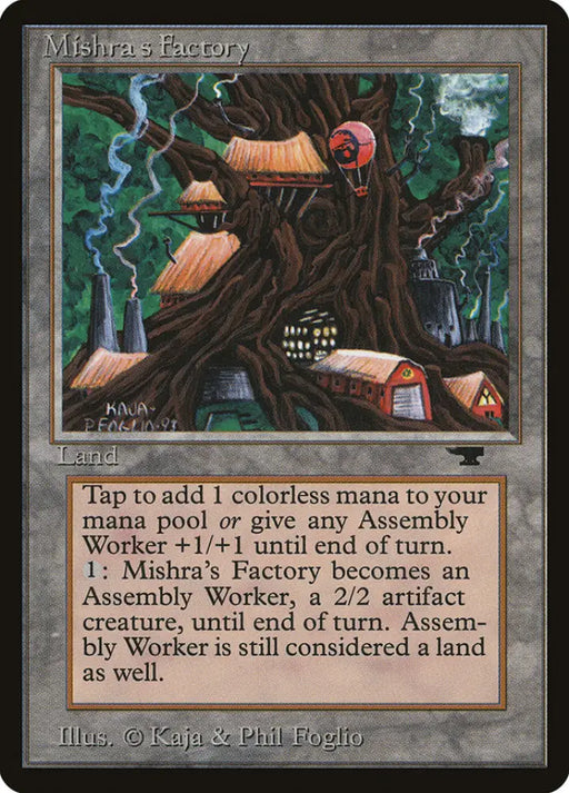 Mishra’s Factory (Dark Green Background) [Antiquities] - MTG Single