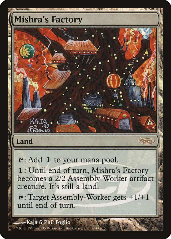Mishra’s Factory [Judge Gift Cards 2005] - MTG Single