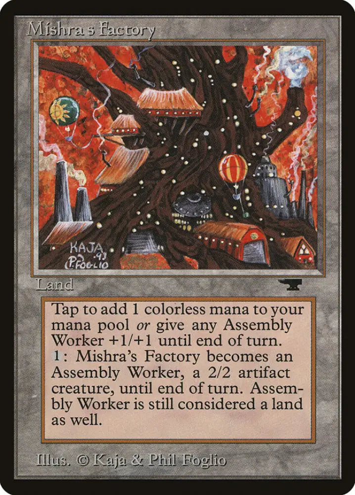 Mishra’s Factory (Orange Background) [Antiquities] - MTG Single