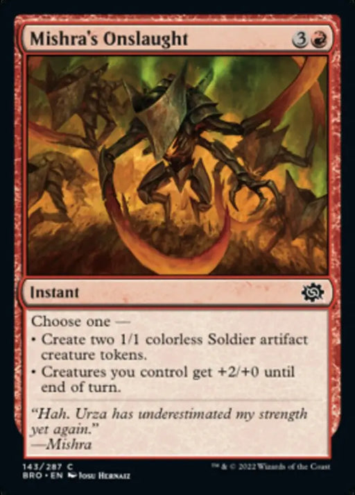 Mishra’s Onslaught [The Brothers’ War] - MTG Single