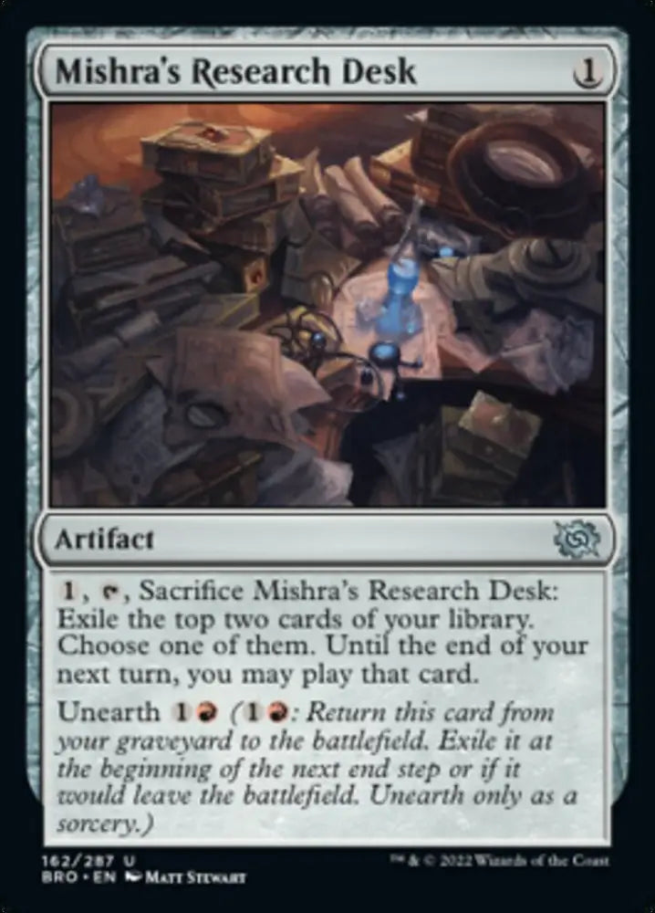 Mishra’s Research Desk [The Brothers’ War] - MTG Single