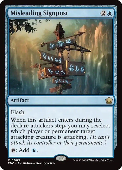 Misleading Signpost (69) [Foundations Commander]