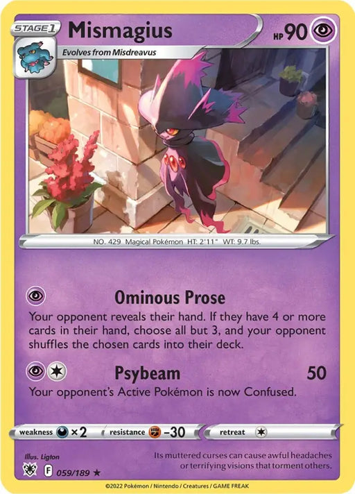 Mismagius (059/189) [Sword & Shield: Astral Radiance] - Pokemon Single