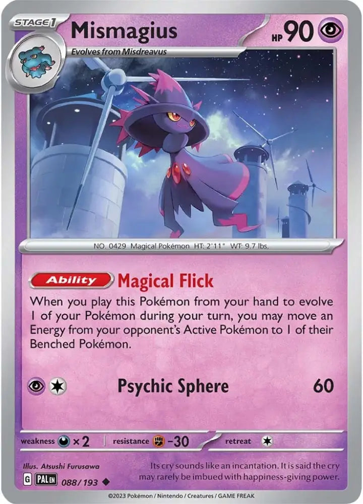 Mismagius (088/193) [Scarlet & Violet: Paldea Evolved] - Pokemon Single