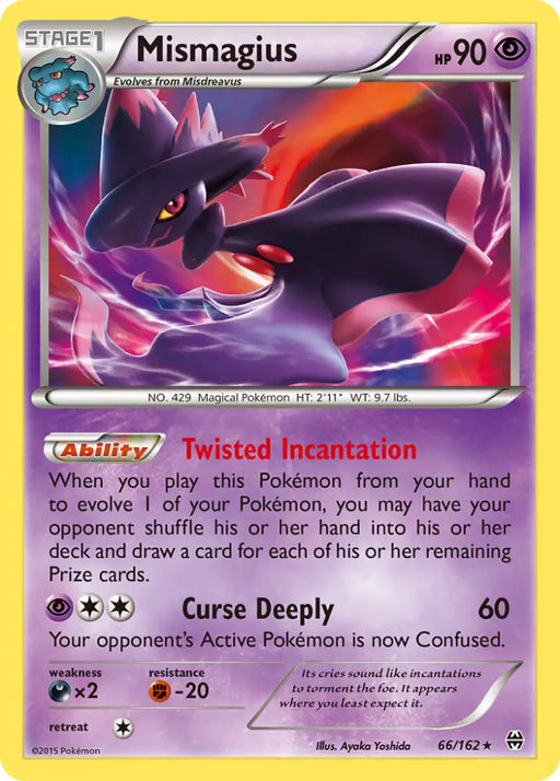 Mismagius (66/162) [XY: BREAKthrough] - Pokemon Single