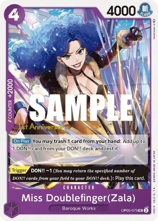 Miss Doublefinger(Zala) (OP05-073) [Awakening of the New Era: 1st Anniversary Tournament Cards]