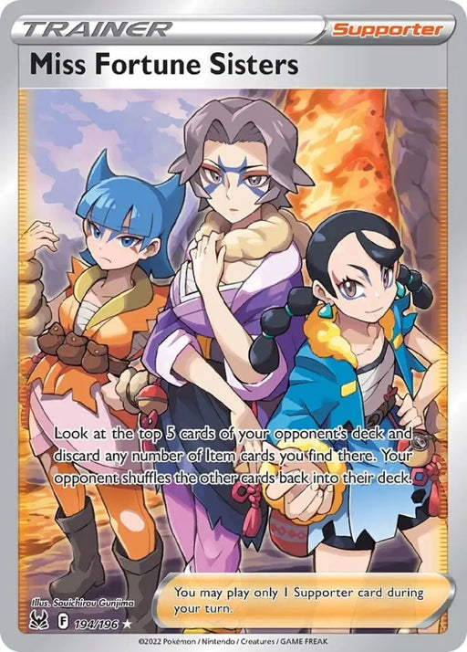 Miss Fortune Sisters (194/196) [Sword & Shield: Lost Origin] - Pokemon Single