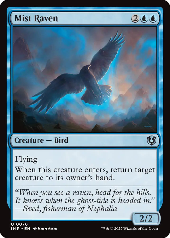 Mist Raven [Innistrad Remastered] - MTG Single