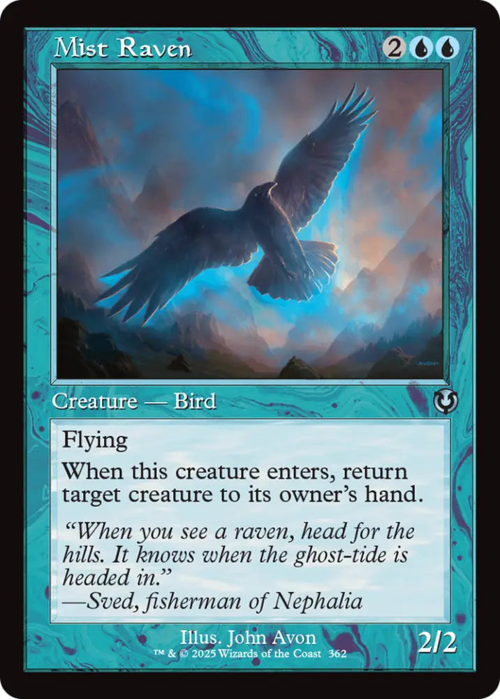 Mist Raven (Retro Frame) [Innistrad Remastered] - MTG Single