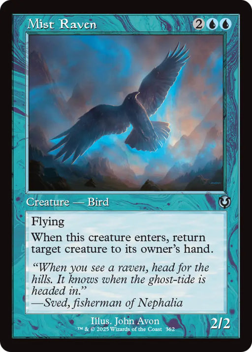 Mist Raven (Retro Frame) [Innistrad Remastered] - MTG Single