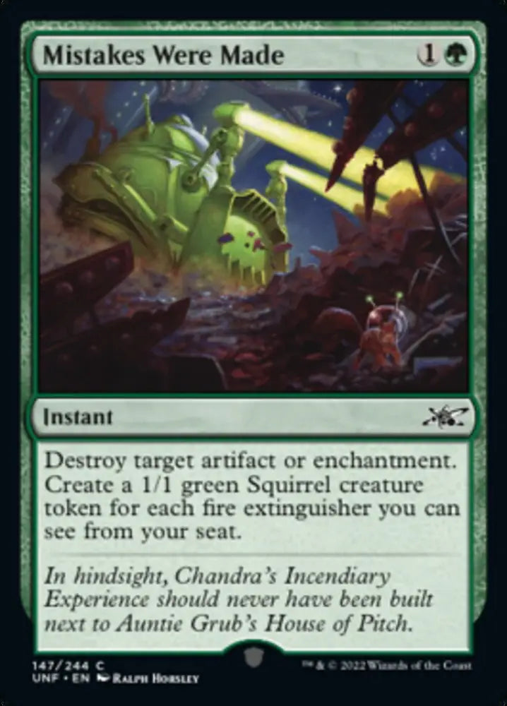 Mistakes Were Made [Unfinity] - MTG Single