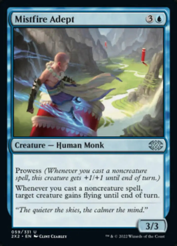 Mistfire Adept [Double Masters 2022] - MTG Single