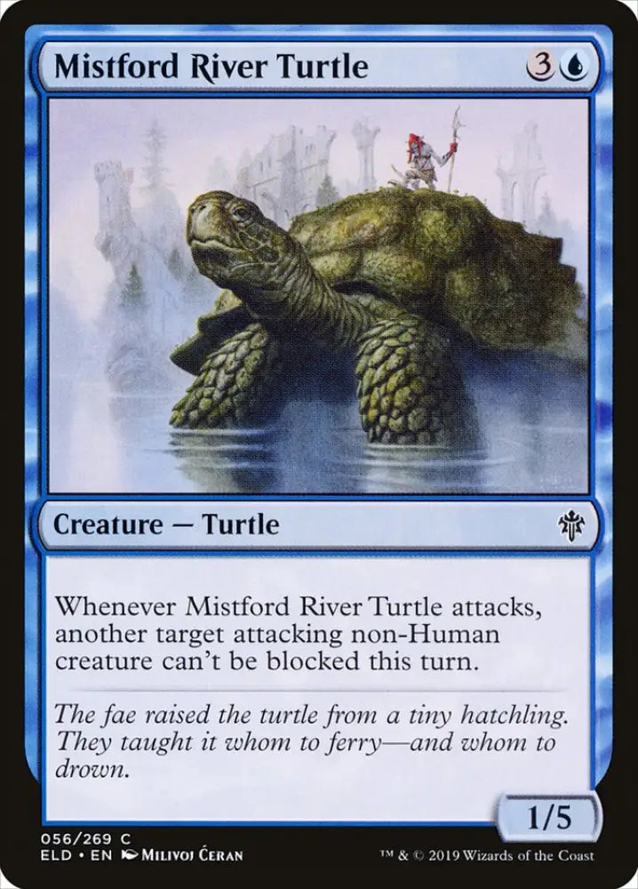 Mistford River Turtle [Throne of Eldraine] - MTG Single