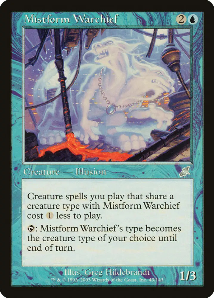 Mistform Warchief [Scourge] - MTG Single