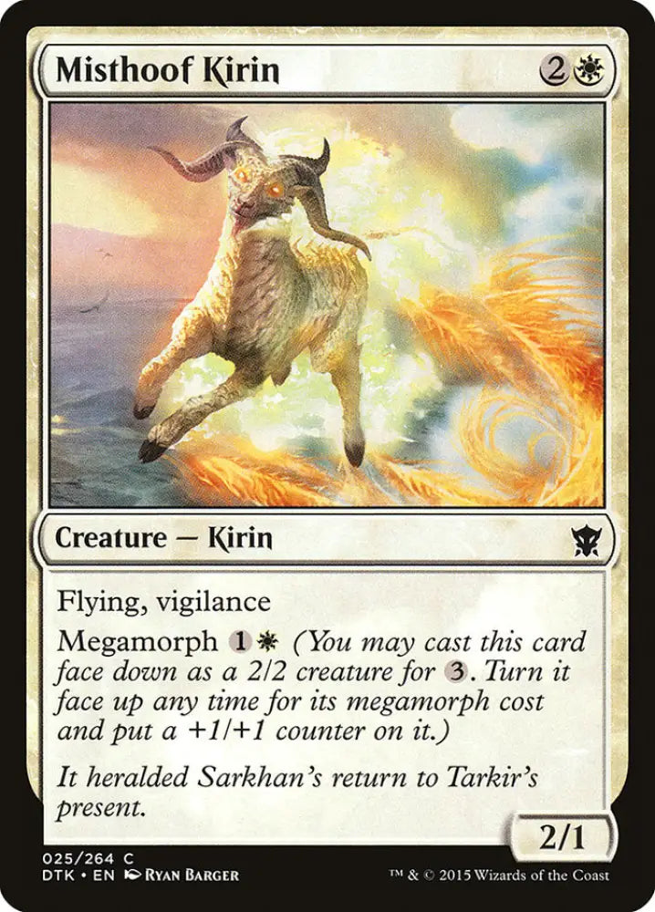 Misthoof Kirin [Dragons of Tarkir] - MTG Single