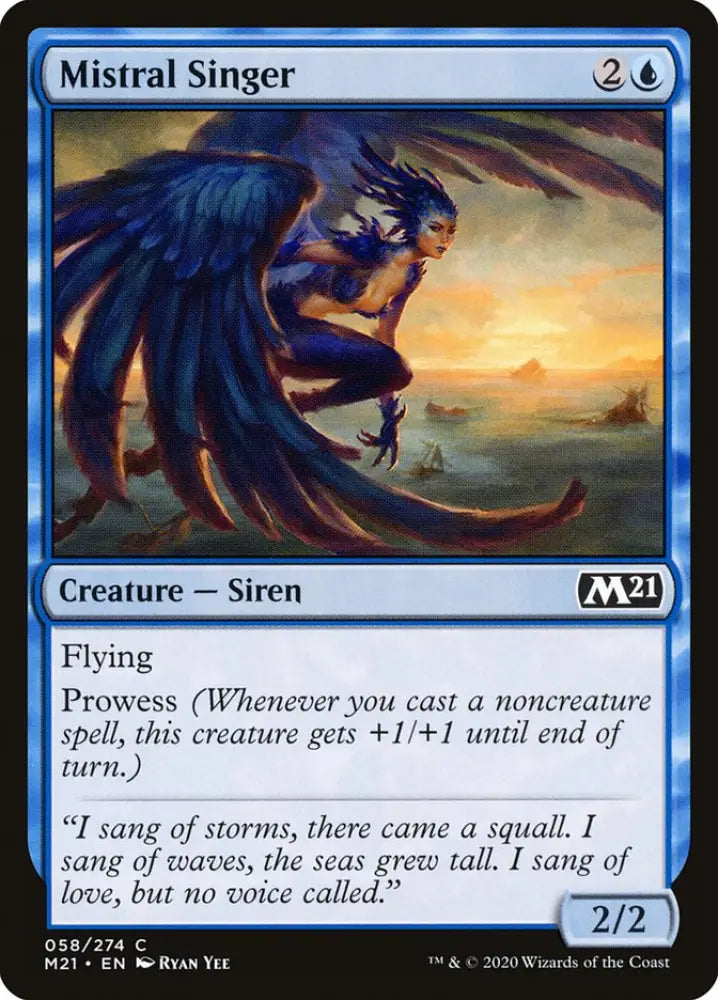 Mistral Singer [Core Set 2021] - MTG Single