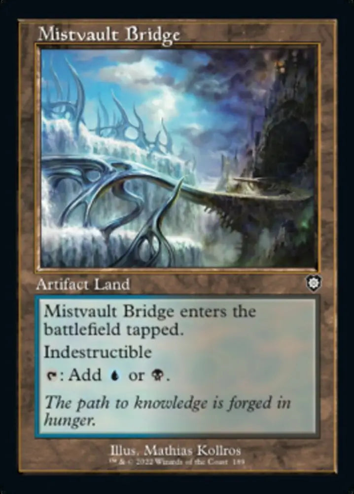 Mistvault Bridge (Retro) [The Brothers’ War Commander] - MTG Single