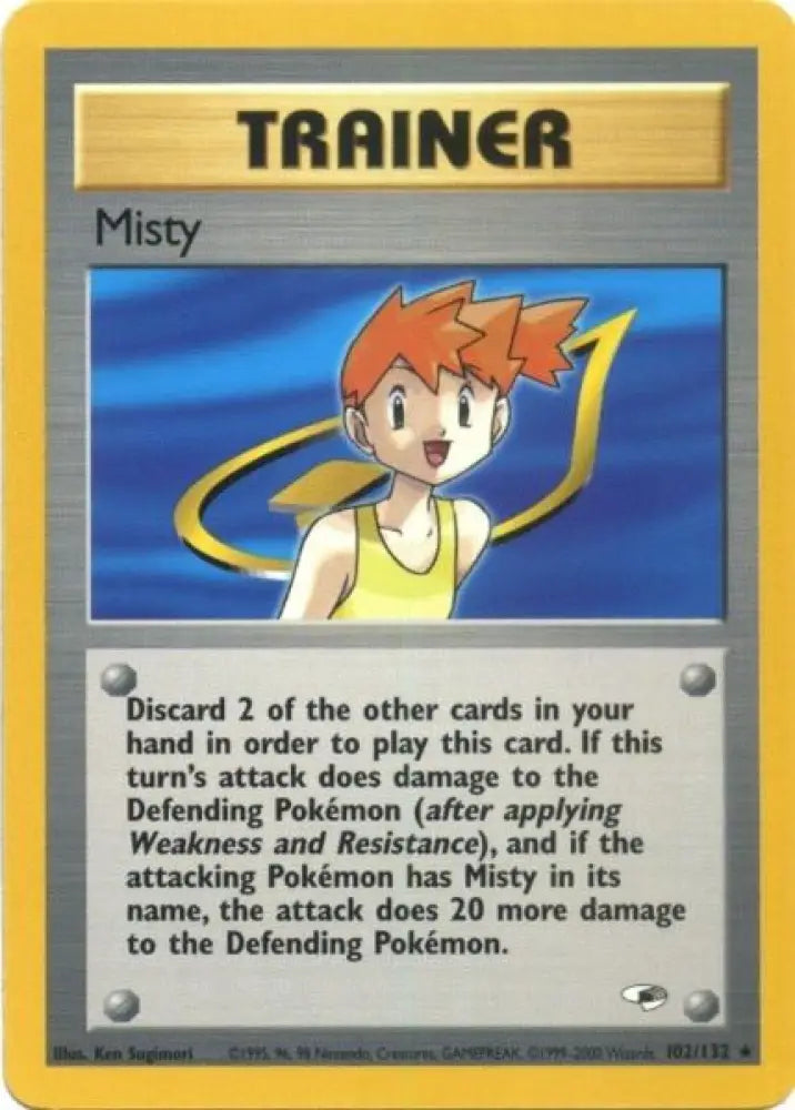 Misty (102/132) [Gym Heroes Unlimited] - Pokemon Single