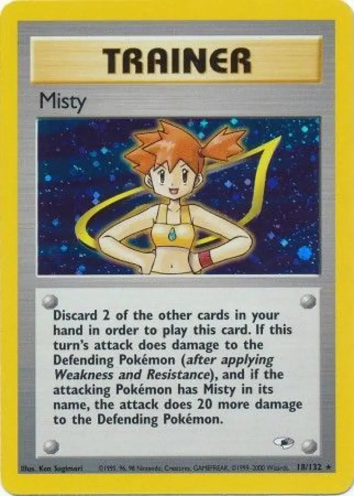 Misty (18/132) [Gym Heroes Unlimited] - Pokemon Single
