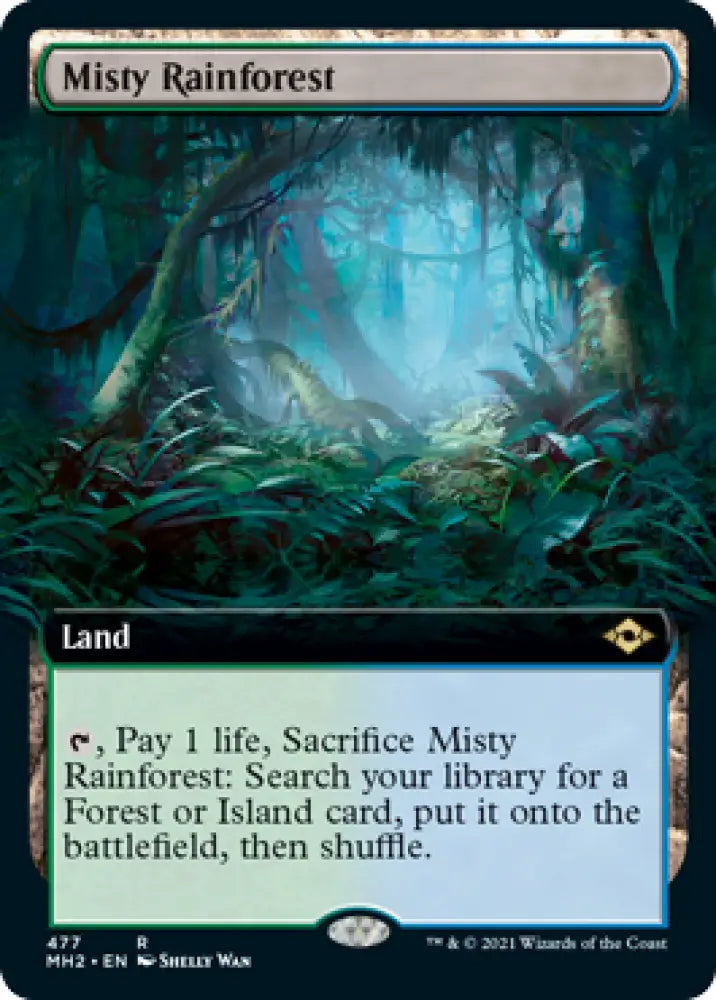Misty Rainforest (Extended Art) [Modern Horizons 2] - MTG Single