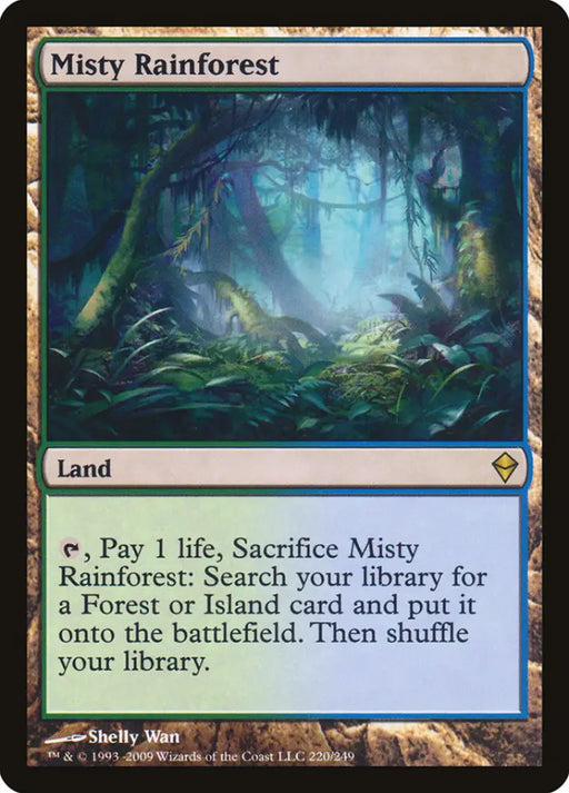 Misty Rainforest [Zendikar] - MTG Single