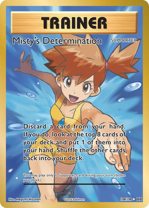 Misty’s Determination (108/108) [XY: Evolutions] - Pokemon Single