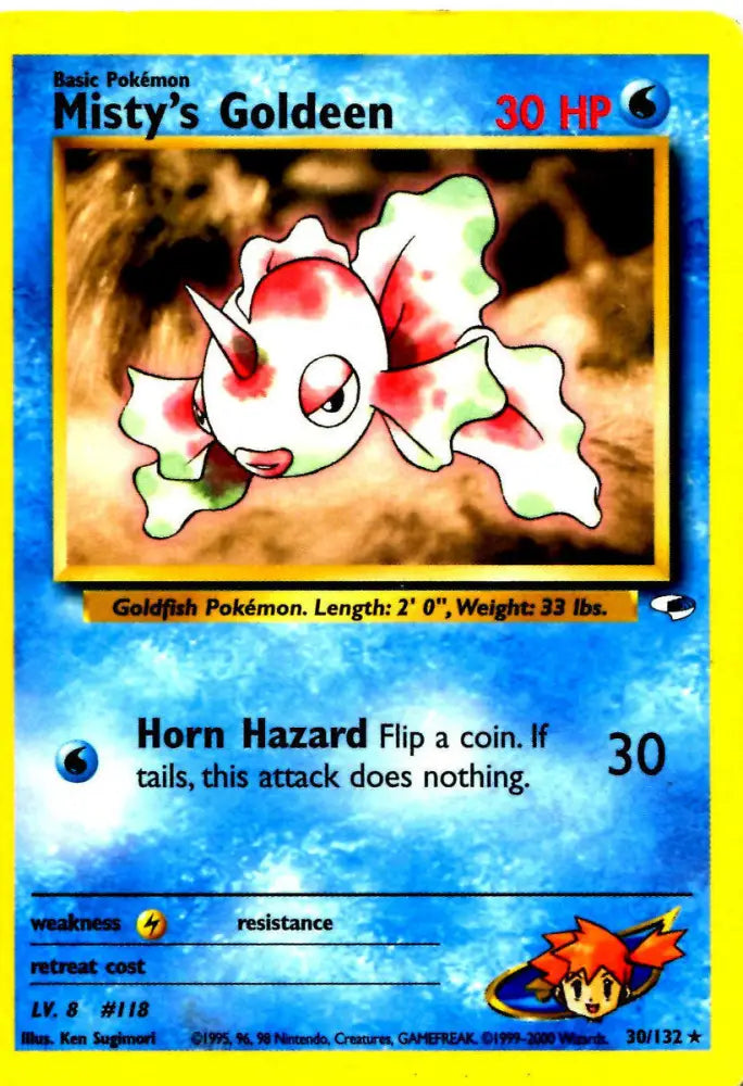 Misty’s Goldeen (30/132) [Gym Heroes Unlimited] - Pokemon Single