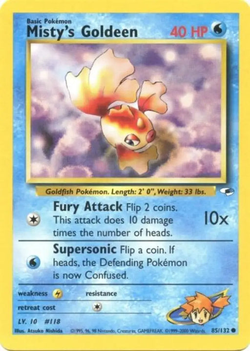 Misty’s Goldeen (85/132) [Gym Heroes Unlimited] - Pokemon Single