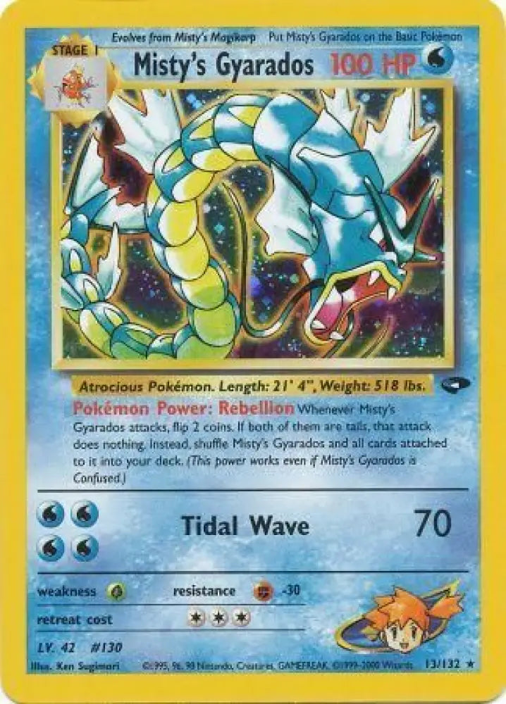 Misty’s Gyarados (13/132) [Gym Challenge Unlimited] - Pokemon Single