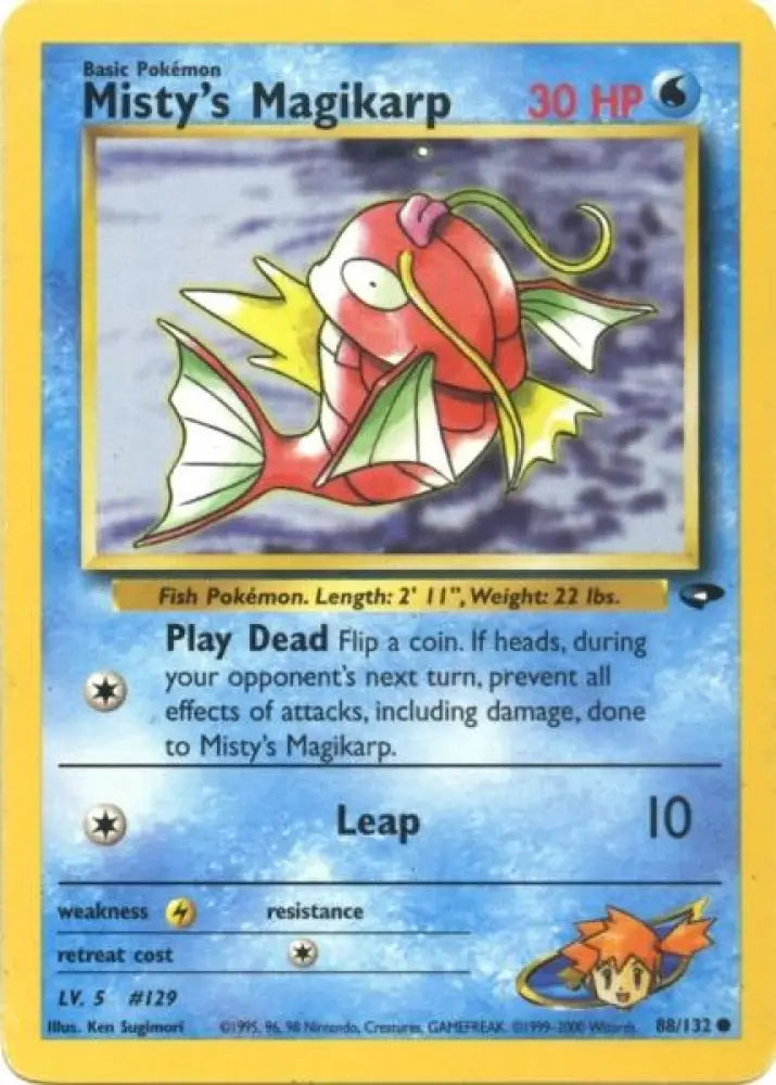 Misty’s Magikarp (88/132) [Gym Challenge Unlimited] - Pokemon Single