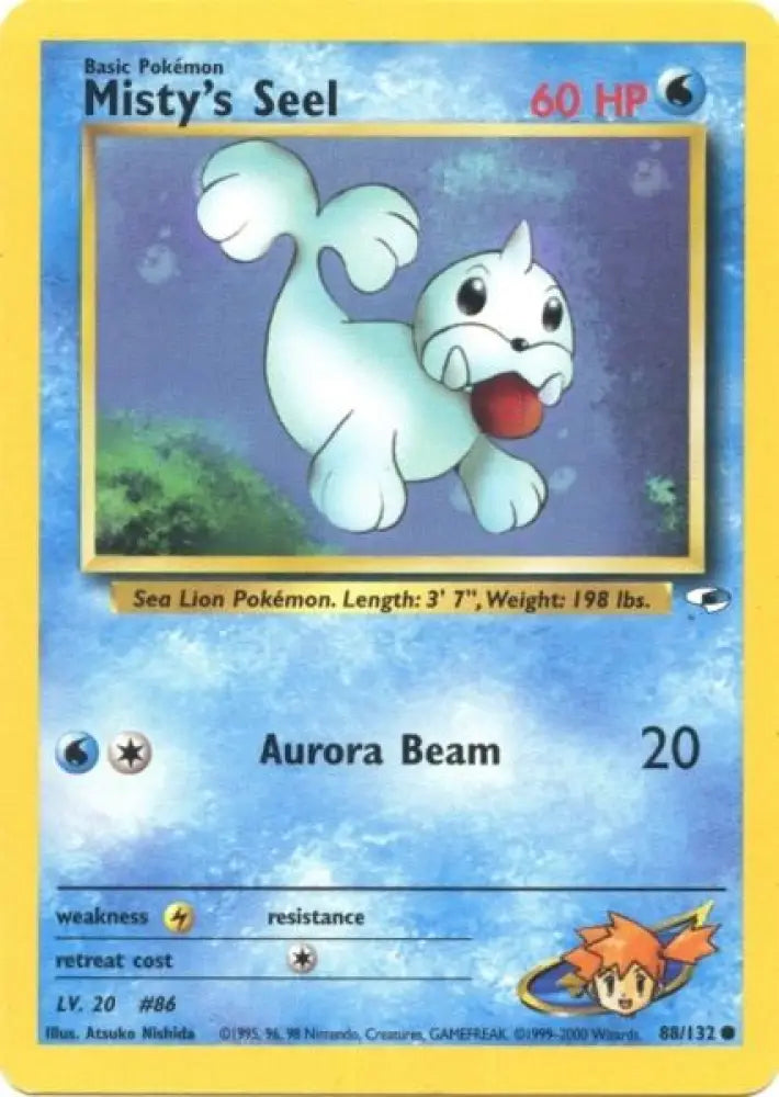 Misty’s Seel (88/132) [Gym Heroes Unlimited] - Pokemon Single