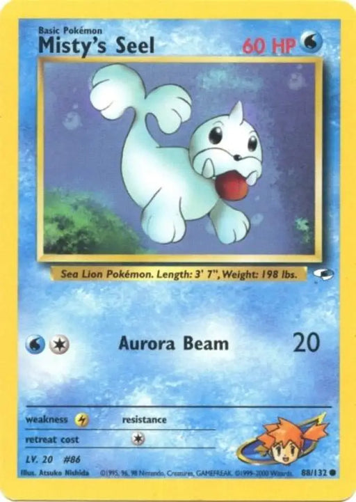 Misty’s Seel (88/132) [Gym Heroes Unlimited] - Pokemon Single