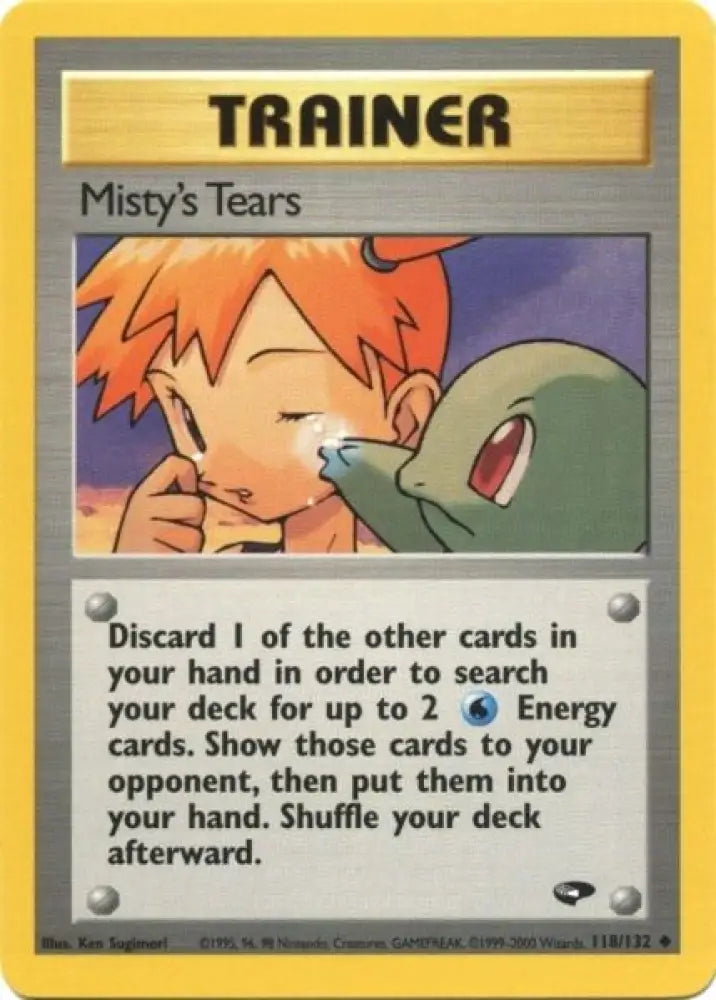 Misty’s Tears (118/132) [Gym Challenge Unlimited] - Pokemon Single