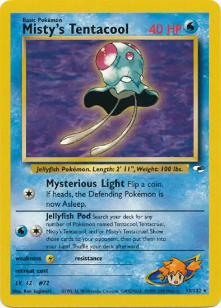 Misty’s Tentacool (32/132) [Gym Heroes Unlimited] - Pokemon Single