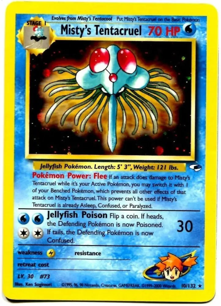 Misty’s Tentacruel (10/132) [Gym Heroes Unlimited] - Pokemon Single