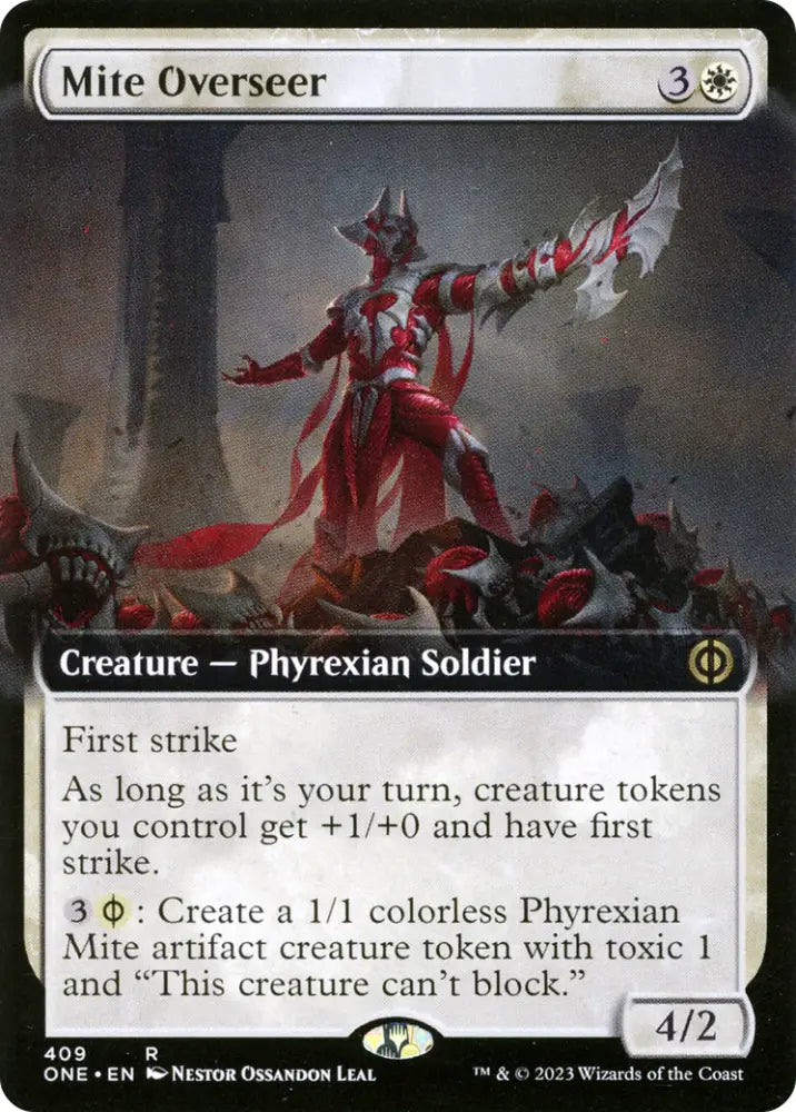Mite Overseer (Extended Art) [Phyrexia: All Will Be One] - MTG Single