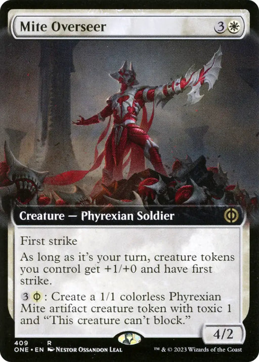 Mite Overseer (Extended Art) [Phyrexia: All Will Be One] - MTG Single
