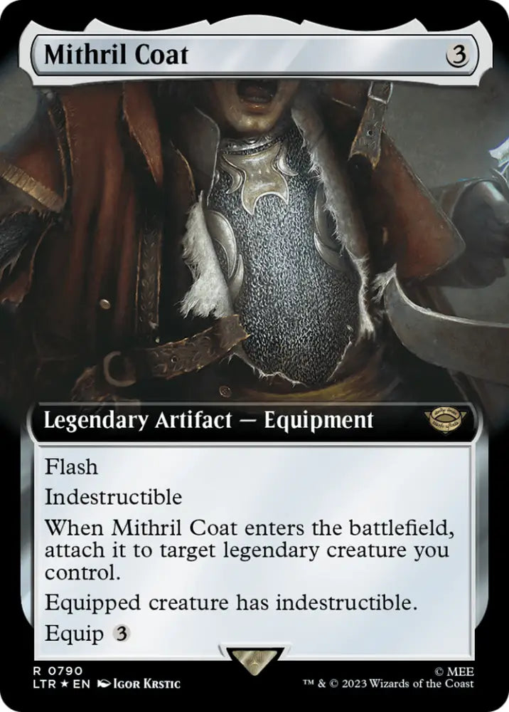 Mithril Coat (Extended Art) (Surge Foil) [The Lord of the Rings: Tales of Middle-Earth] - MTG Single