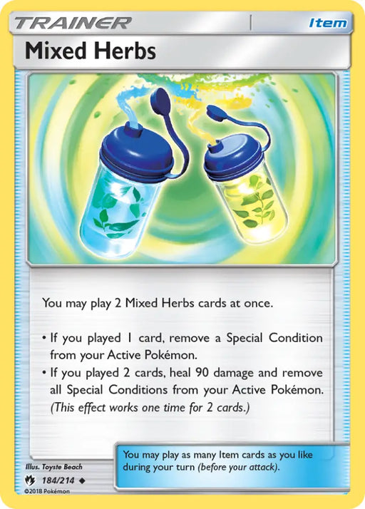 Mixed Herbs (184/214) [Sun & Moon: Lost Thunder] - Pokemon Single