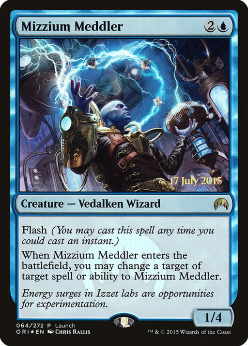 Mizzium Meddler (Launch) [Magic Origins Promos] - MTG Single