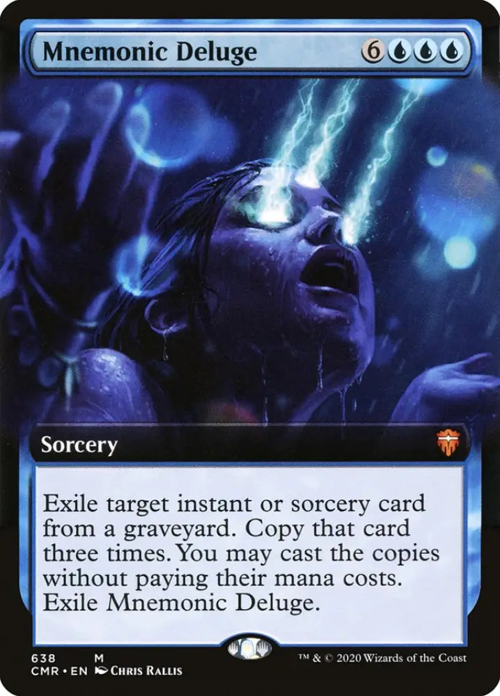 Mnemonic Deluge (Extended Art) [Commander Legends] - MTG Single