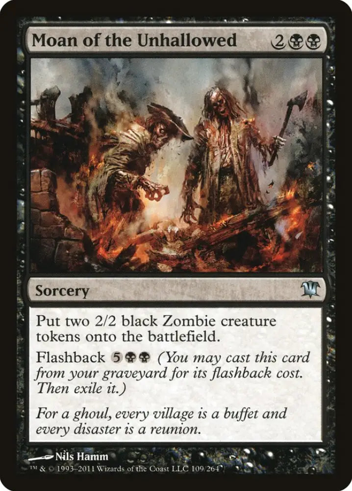 Moan of the Unhallowed [Innistrad] - MTG Single