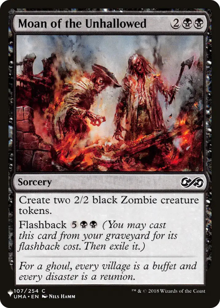 Moan of the Unhallowed [The List] - MTG Single