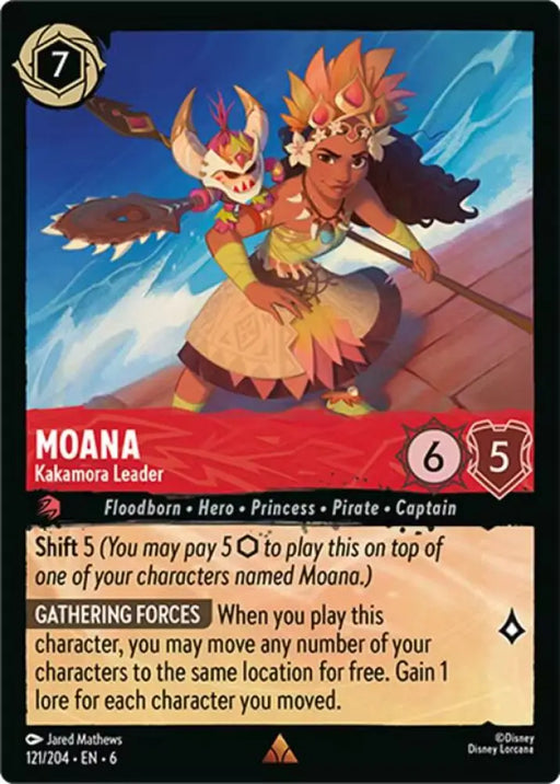 Moana - Kakamora Leader (121/204) [Azurite Sea] - Lorcana Single