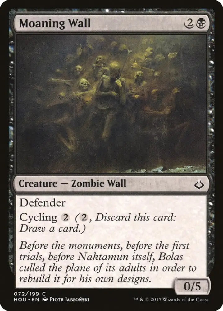 Moaning Wall [Hour of Devastation] - MTG Single