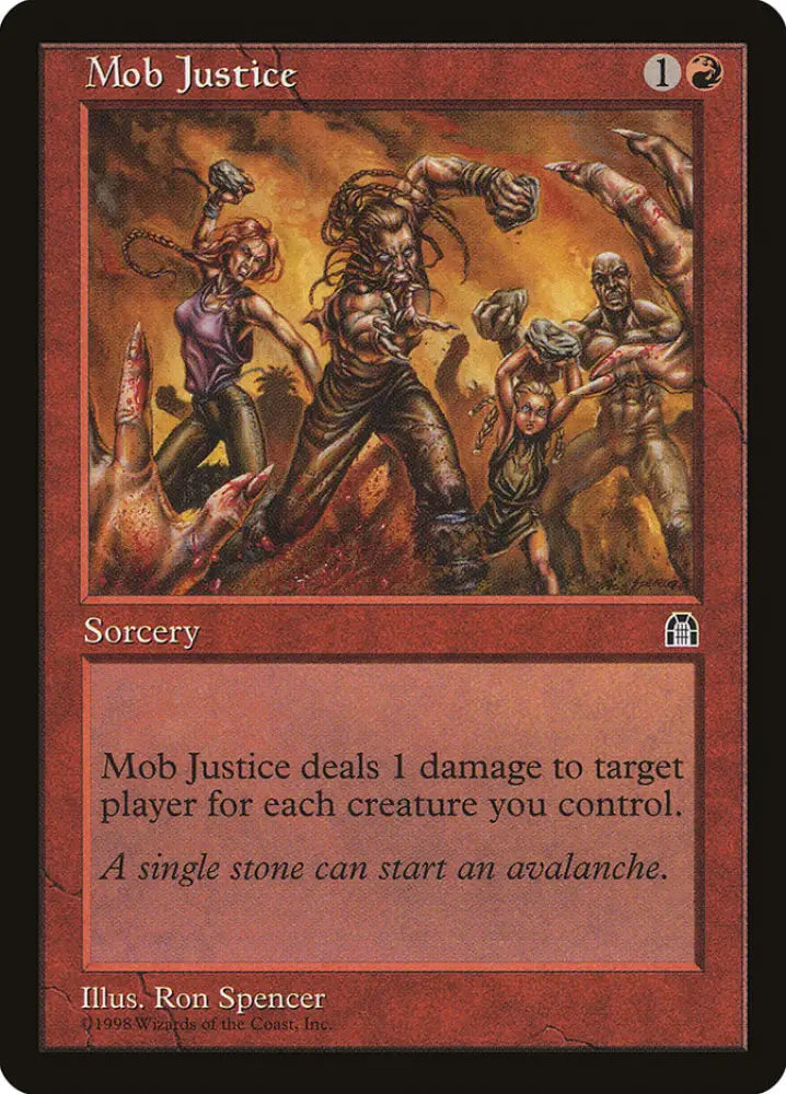 Mob Justice [Stronghold] - MTG Single