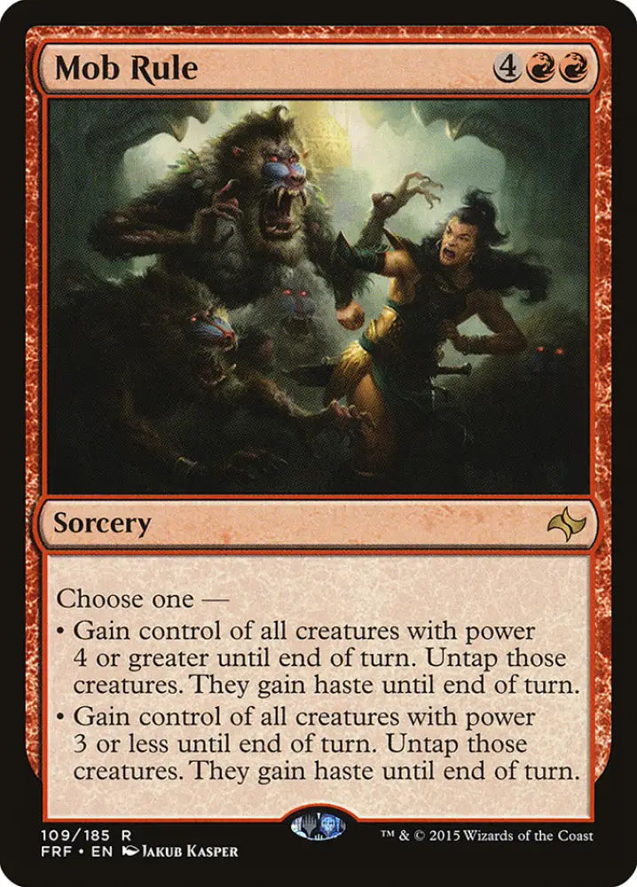 Mob Rule [Fate Reforged] - MTG Single