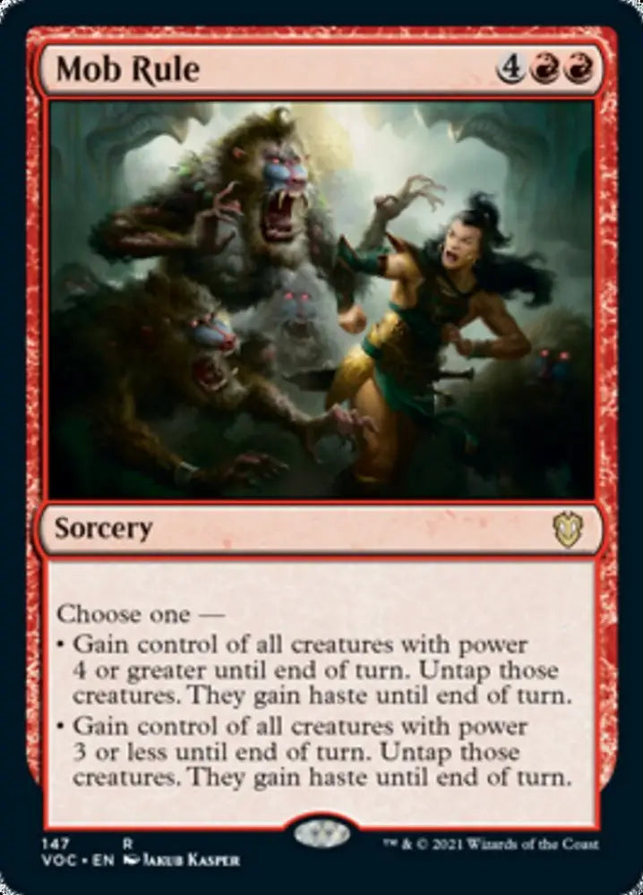 Mob Rule [Innistrad: Crimson Vow Commander] - MTG Single